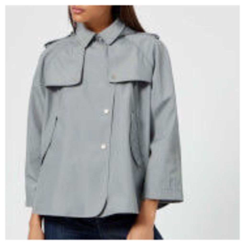 Emporio Armani Women's Short Caban Coat - Grey