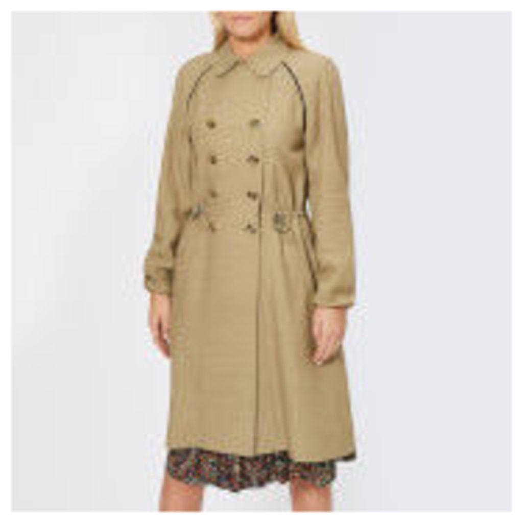 A.P.C. Women's Jackie Trench Coat - Beige Fonce