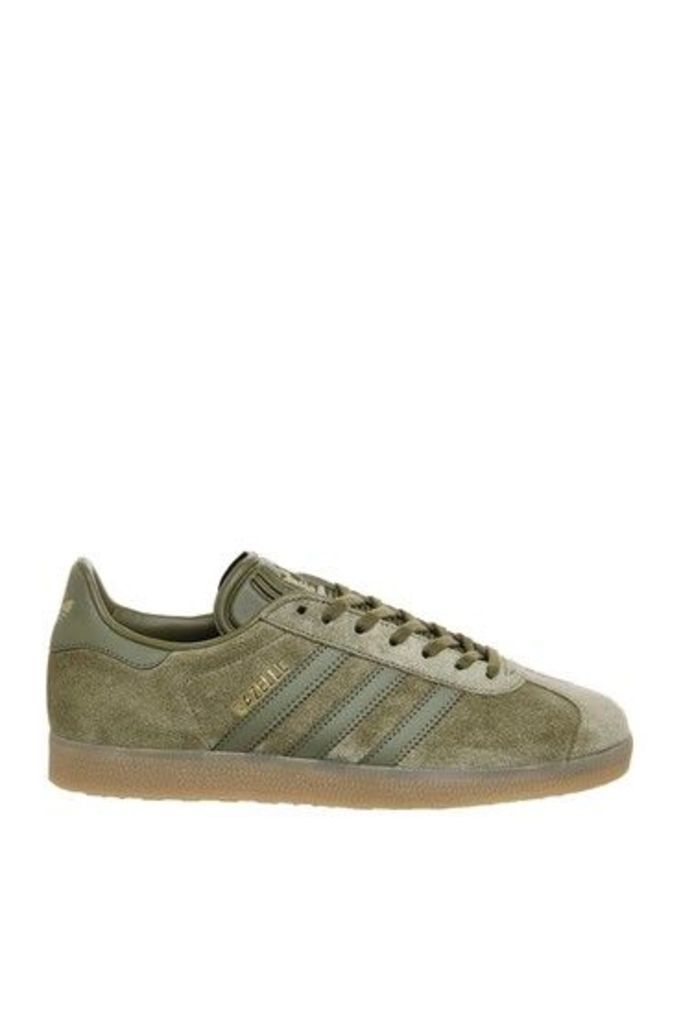 Womens **Gazelle Trainers by adidas supplied by Office - Green, Green