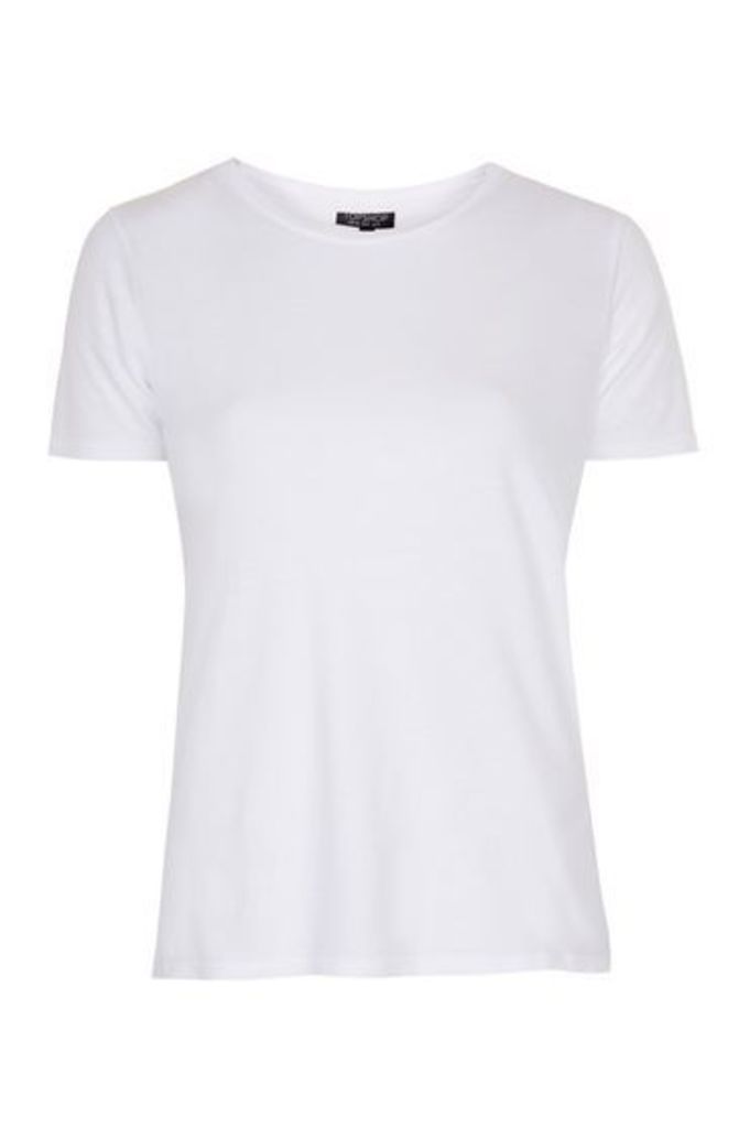 Womens Soft Washed Tee - White, White