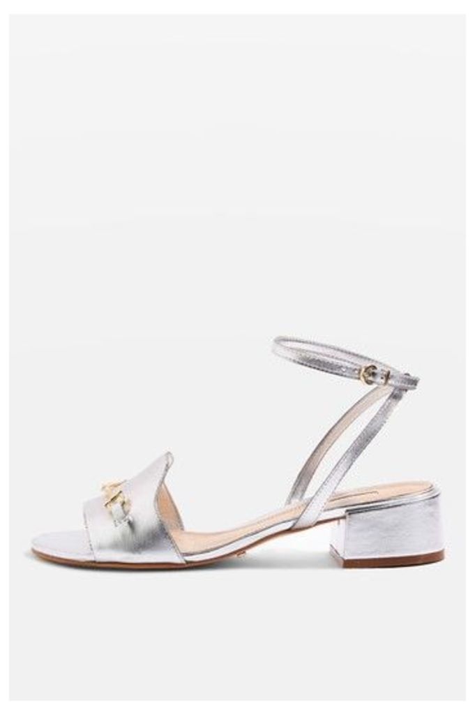 Womens Fairy-Tale Two Part Sandals - Silver, Silver