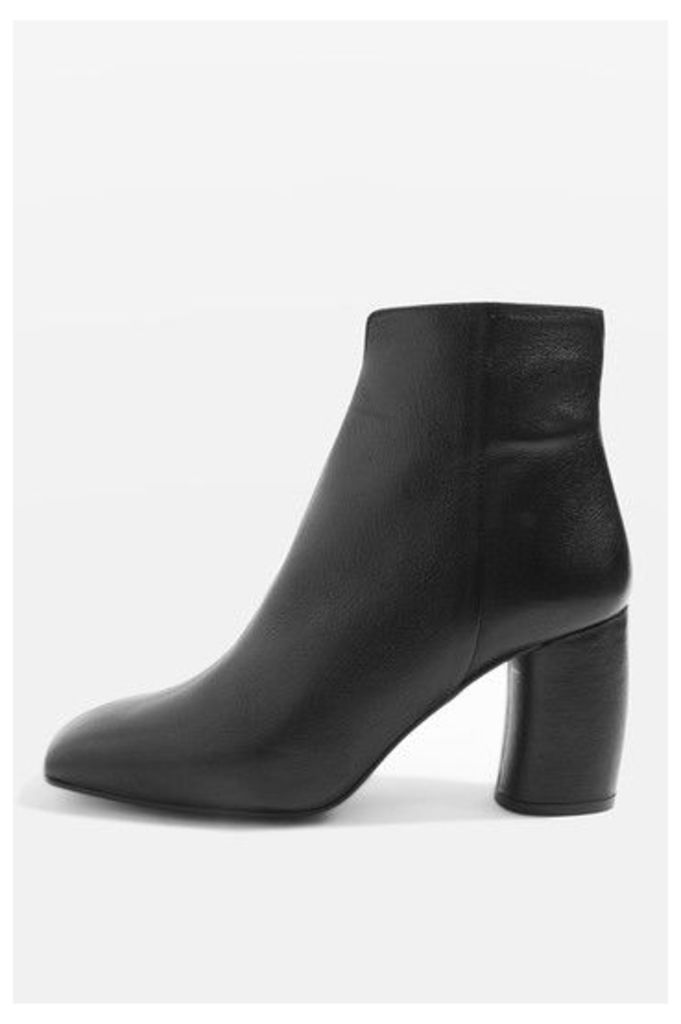Womens HUNT Banana Heel Boots - Black, Black