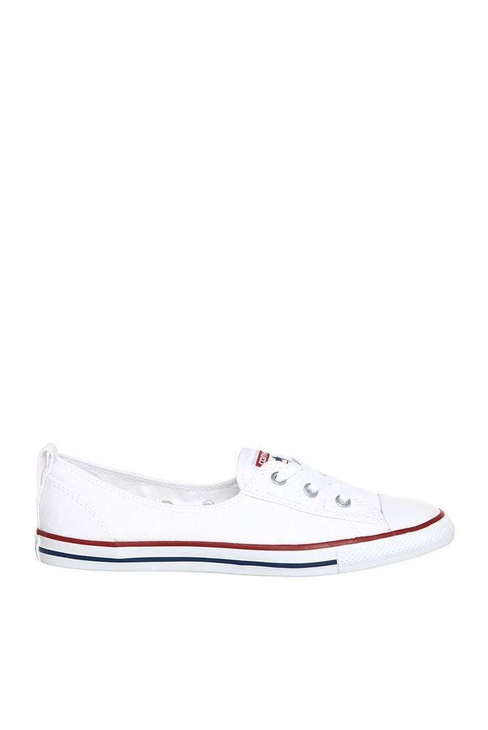 Womens **CTAS Ballet Lace Trainers by Converse supplied by Office - White, White