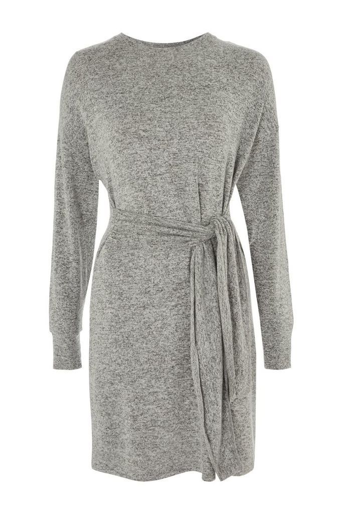 Womens Tall Cut and Sew Jumper Dress - Grey, Grey