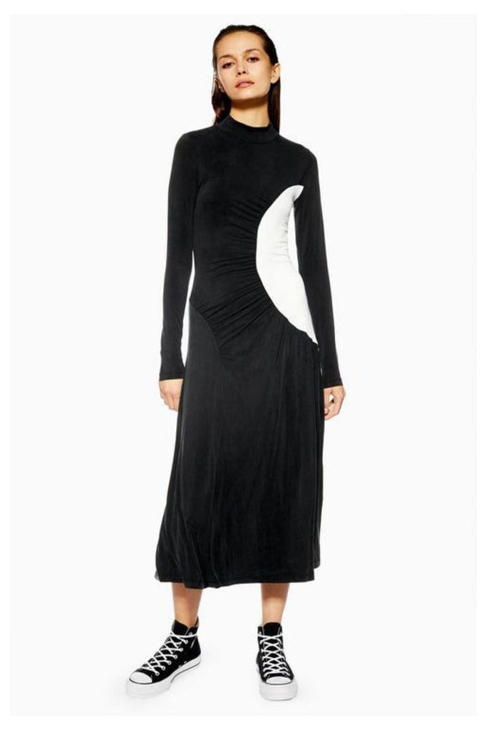 Womens **Cupro Dress By Boutique - Black, Black