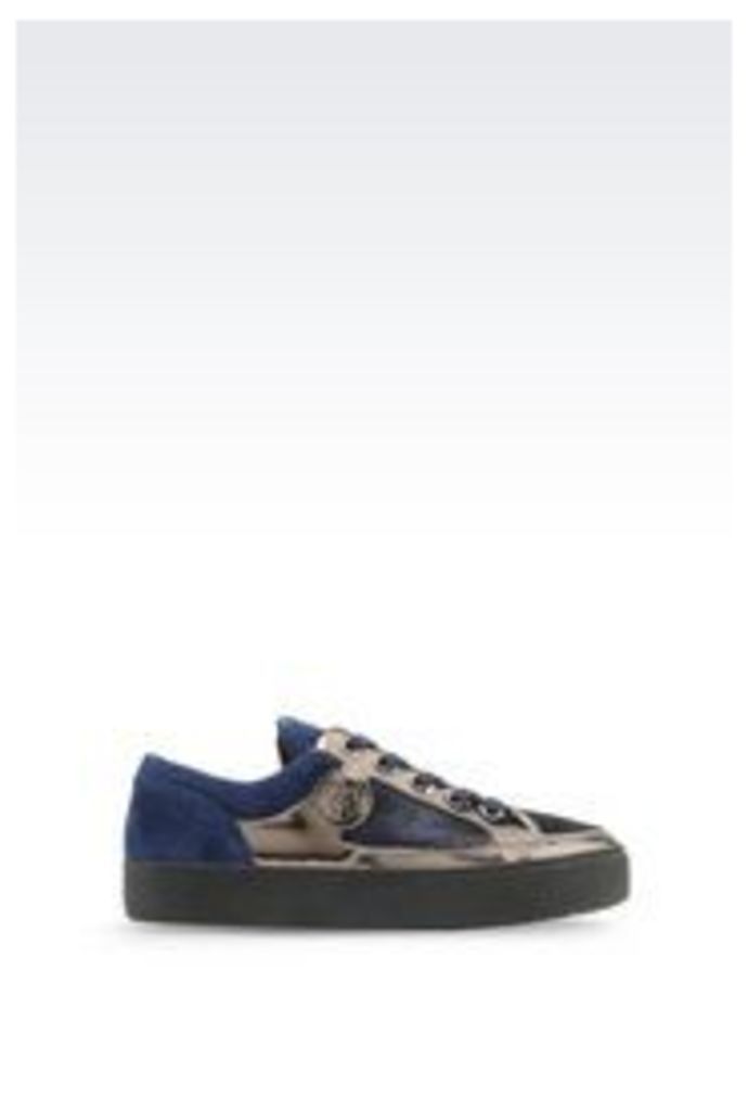 OFFICIAL STORE ARMANI JEANS SNEAKER IN PONY SKIN