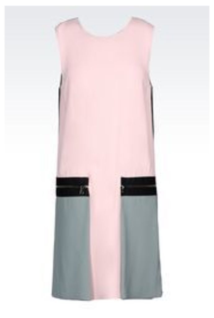 OFFICIAL STORE EMPORIO ARMANI DRESS IN ENVERS SATIN