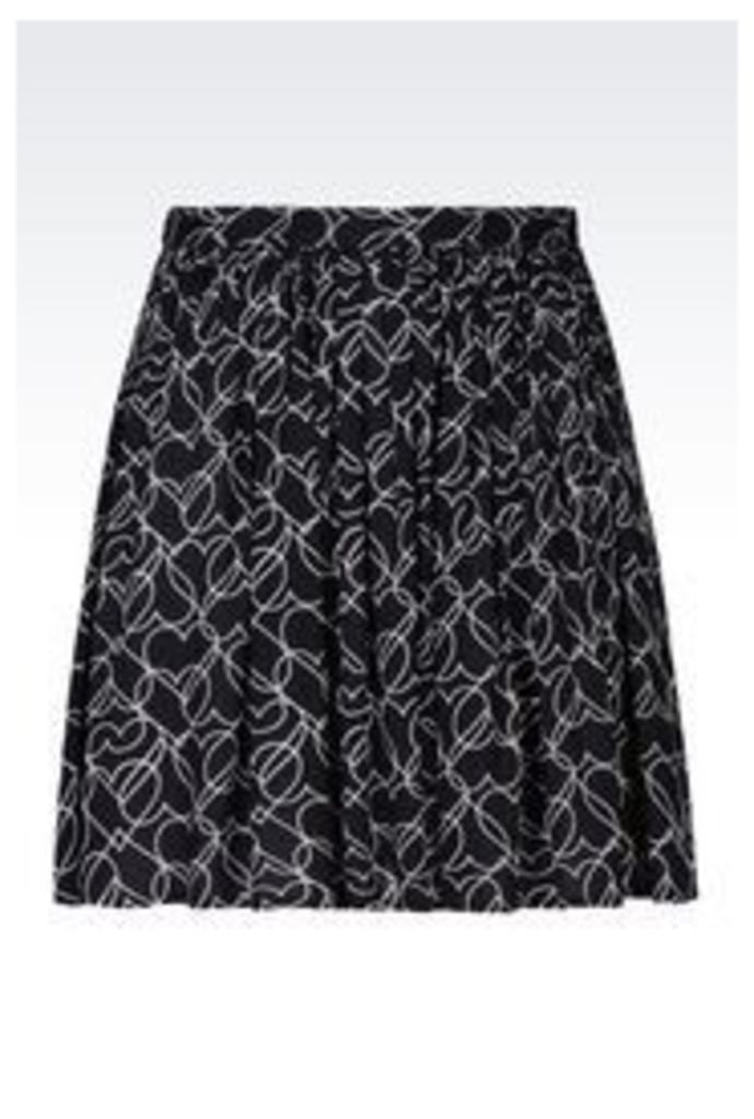 OFFICIAL STORE ARMANI JEANS VISCOSE SKIRT