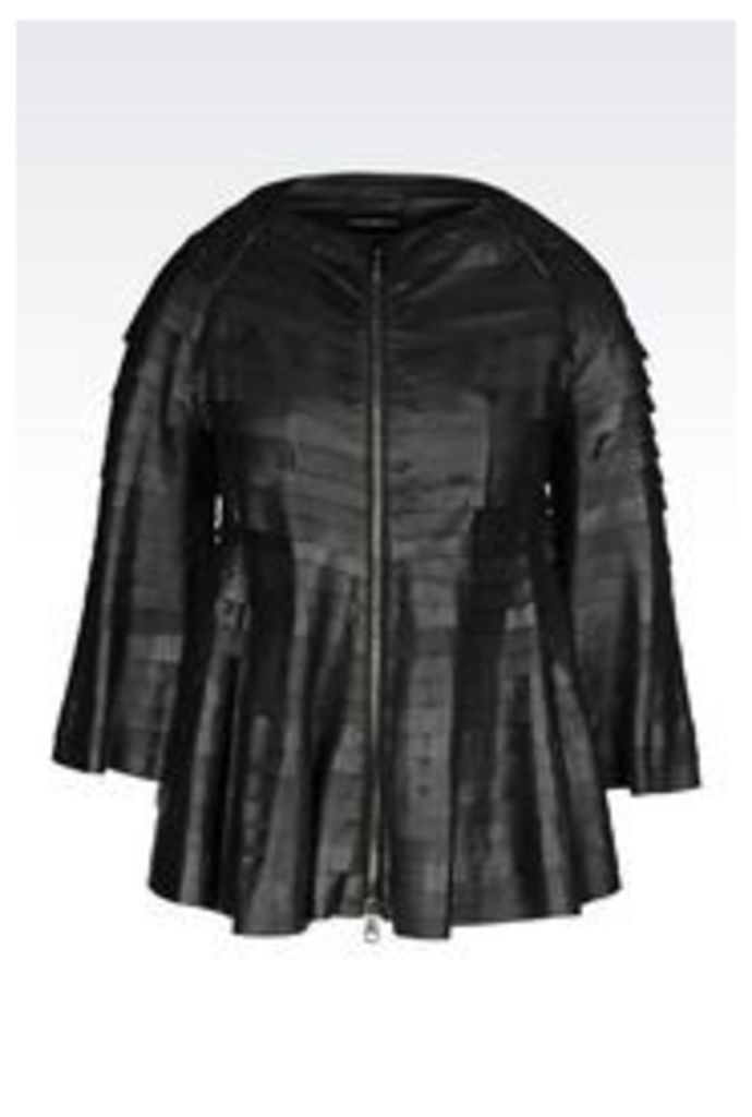 OFFICIAL STORE EMPORIO ARMANI Leather jacket