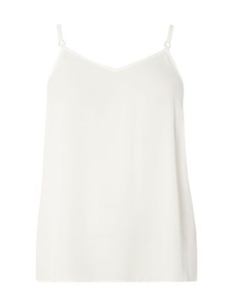 Ivory Strappy Camisole Top, Ivory