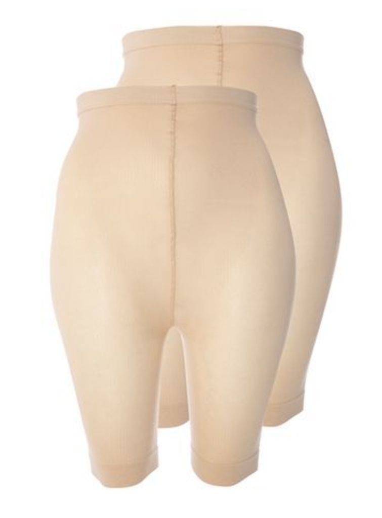 2 Pack Natural Comfort Shorts, Nude
