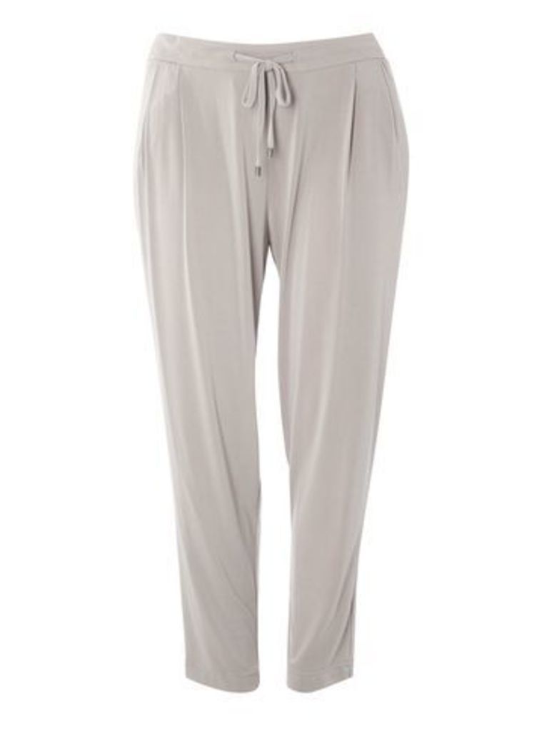 Grey Tapered Leg Trousers, Grey