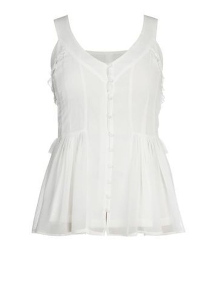 City Chic Willow Top, Ivory