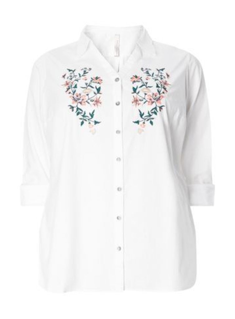 White Embroidered Shirt, White