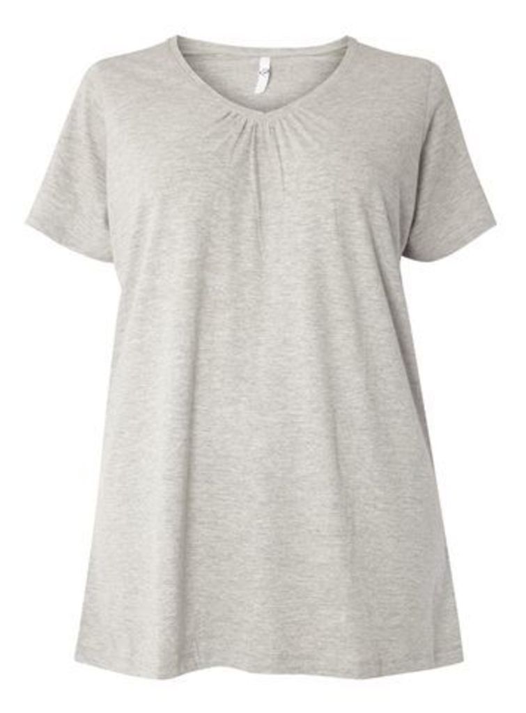 Grey Short Sleeve T-Shirt, Grey