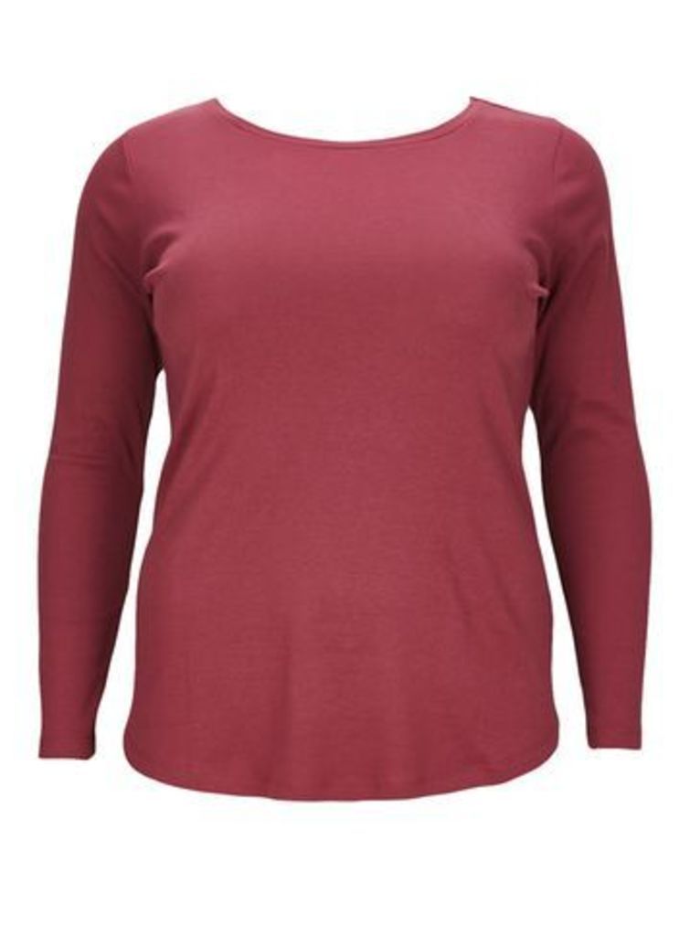 Poppy Red Long Sleeve T-Shirt, Dark Multi