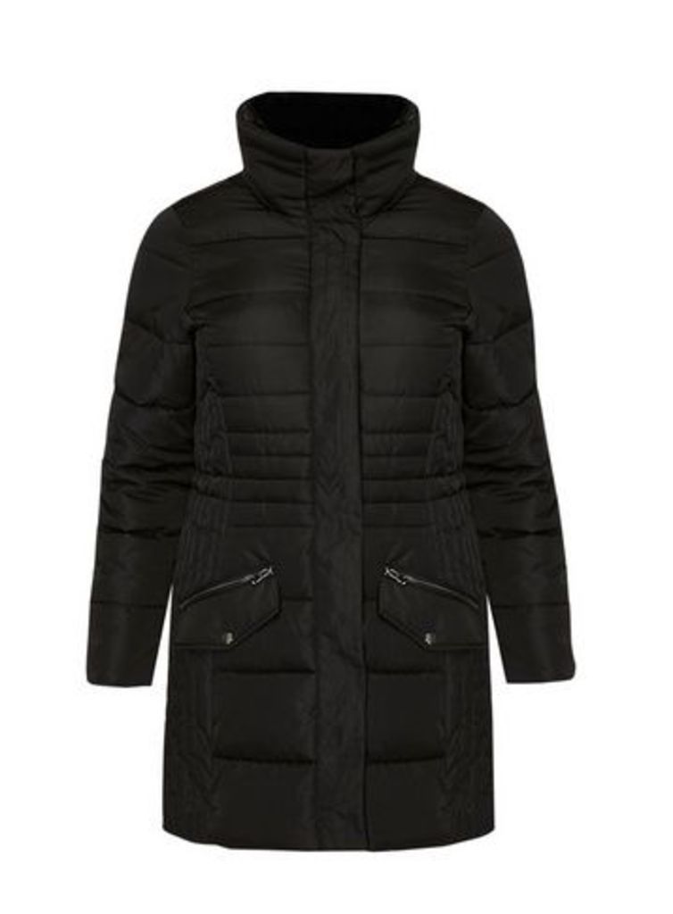 Black Padded Coat, Black