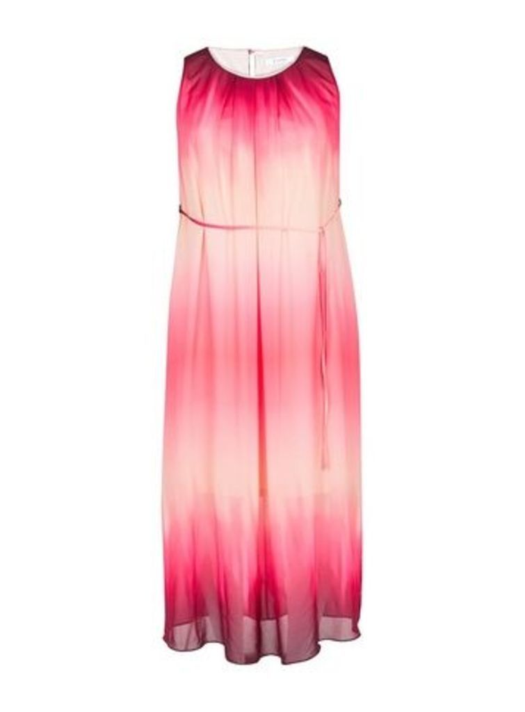 Pink Ombre Maxi Dress, Pink