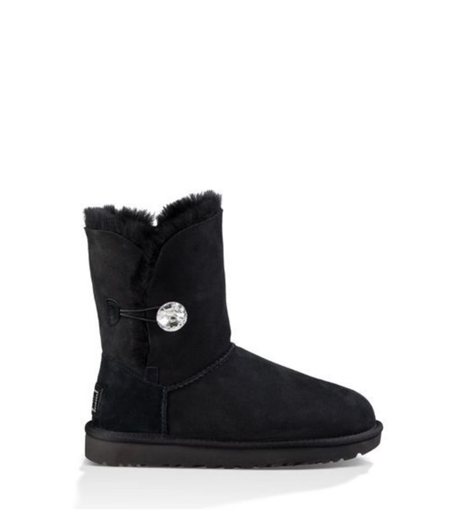 UGG Bailey Button Bling Womens Boots Black 3