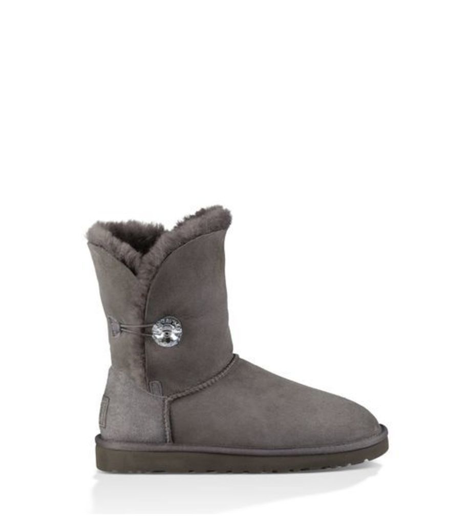 UGG Bailey Button Bling Womens Boots Grey 4