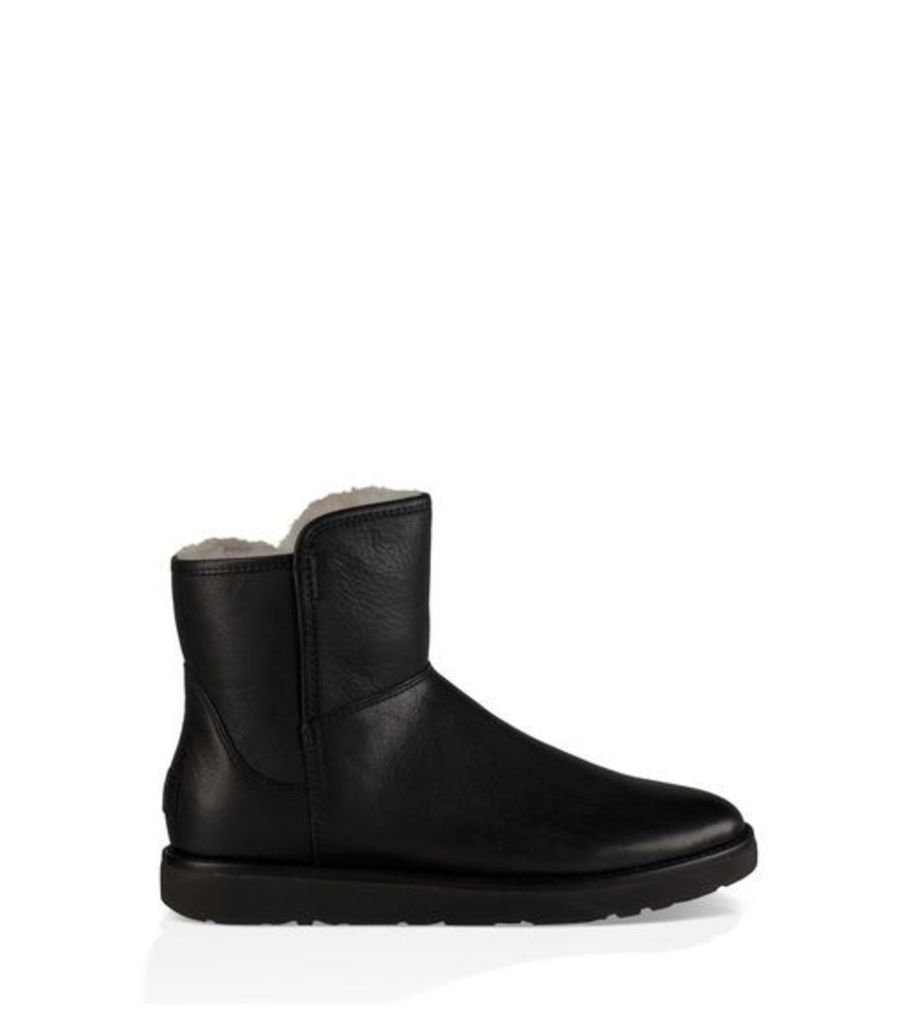 UGG Abree Mini Leather Boot Womens Boots Nero 4