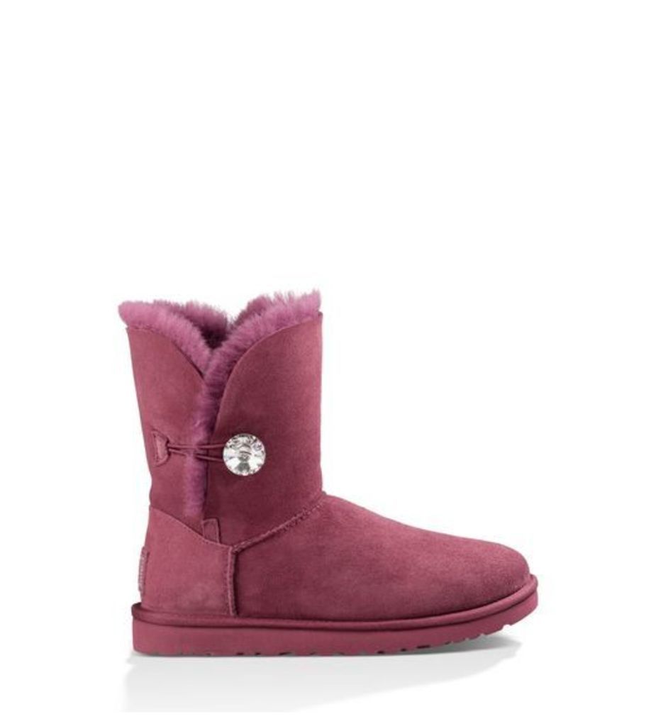 UGG Bailey Button Bling Womens Boots Bougainvillea 4