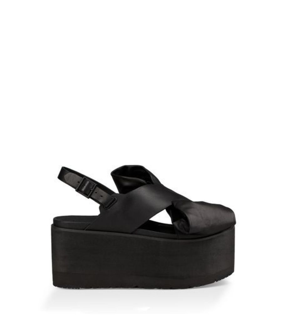 UGG The Moon Bow Womens Sandals Black 7