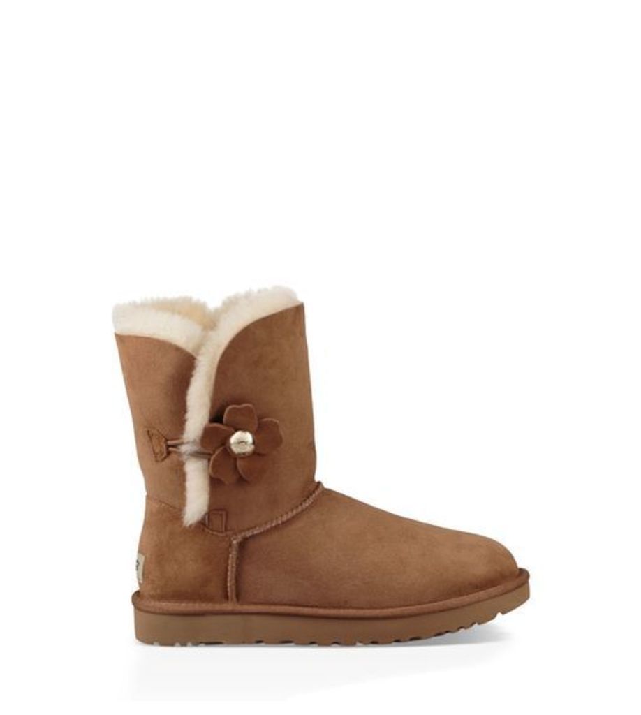UGG Bailey Button Poppy Boot Womens Boots Chestnut 5