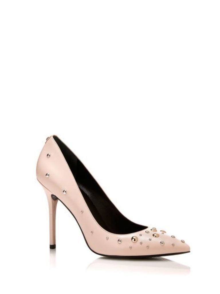Guess Padela Leather Stud Court Shoe