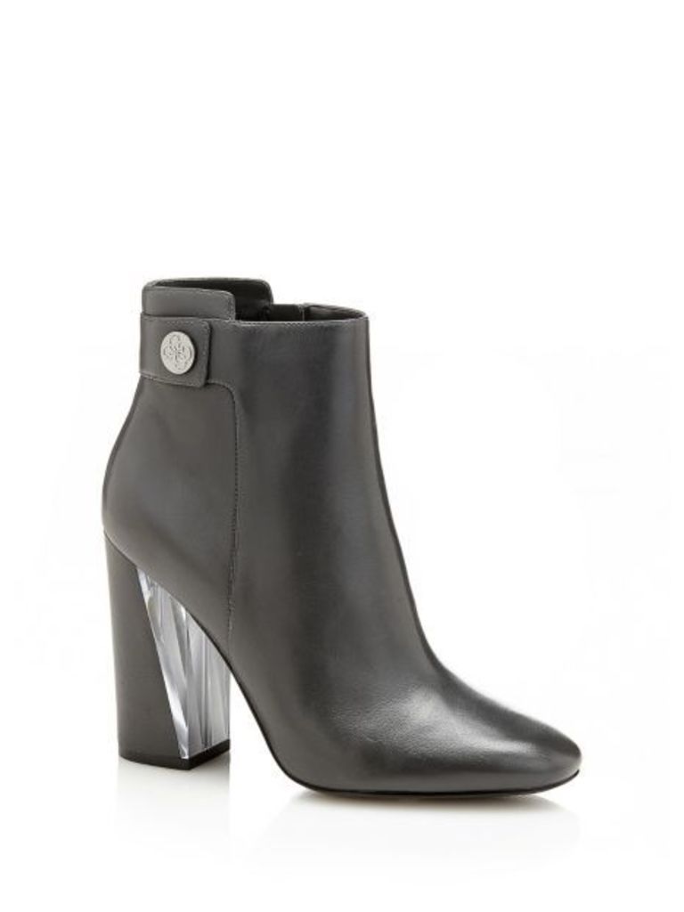 Guess Eleda Leather Ankle Boot