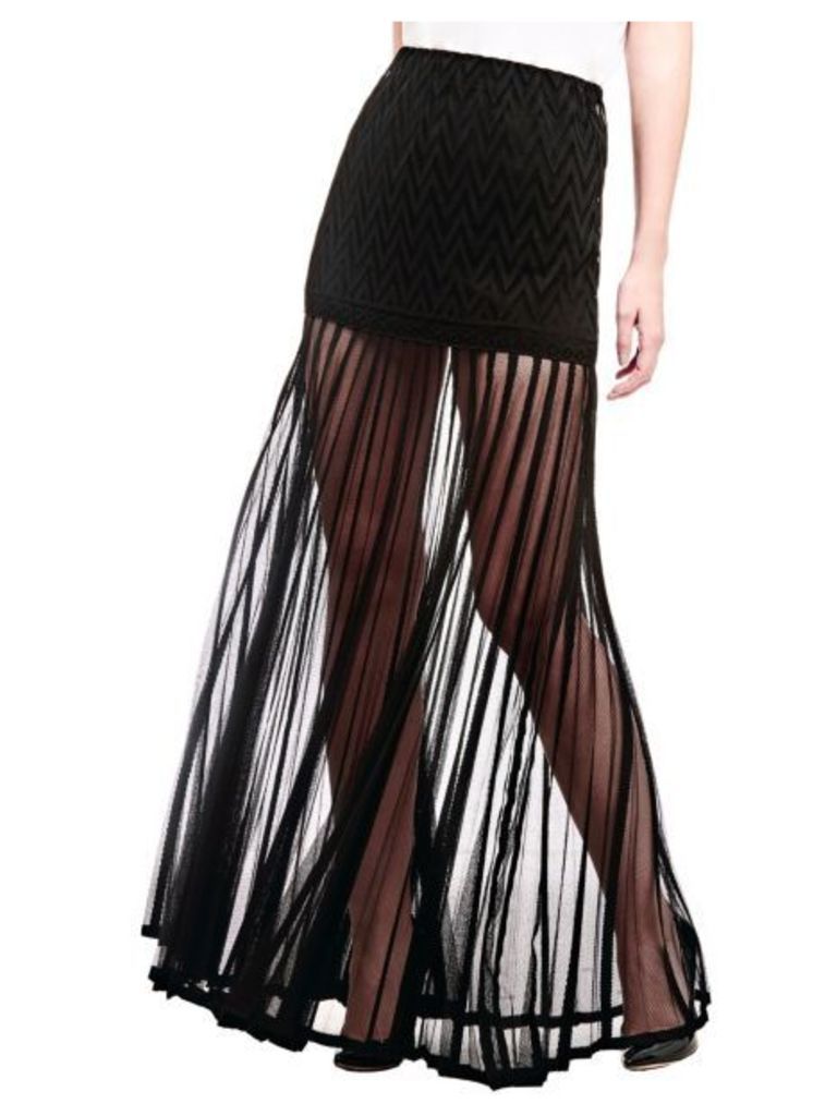 Guess Marciano Pleated Long Skirt