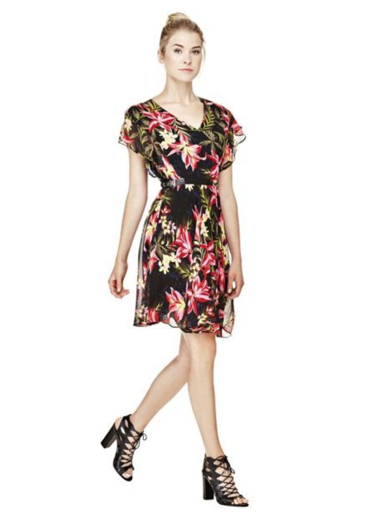 Guess Dress With All-Over Print