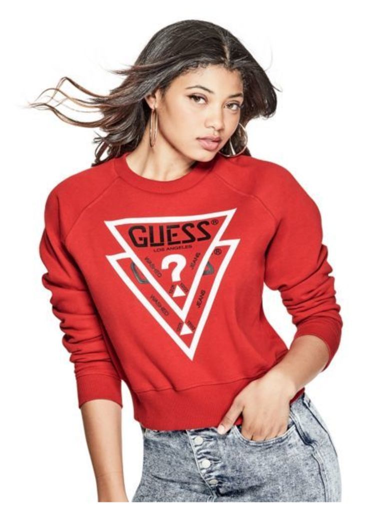 Guess Logo Front Sweater