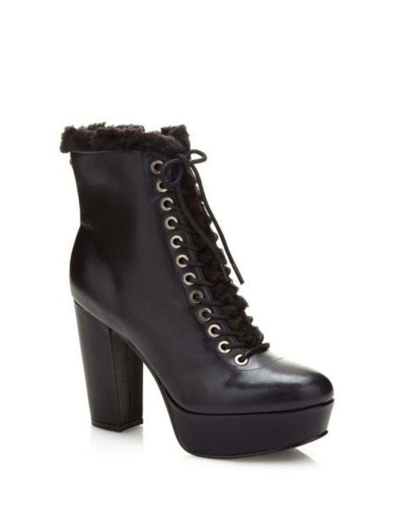 Guess Loyal Leather Ankle Boot