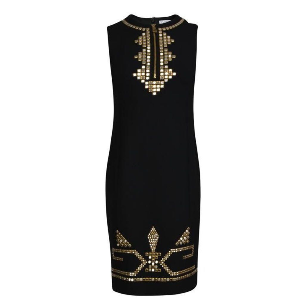 VERSACE COLLECTION Embellished Zip Dress