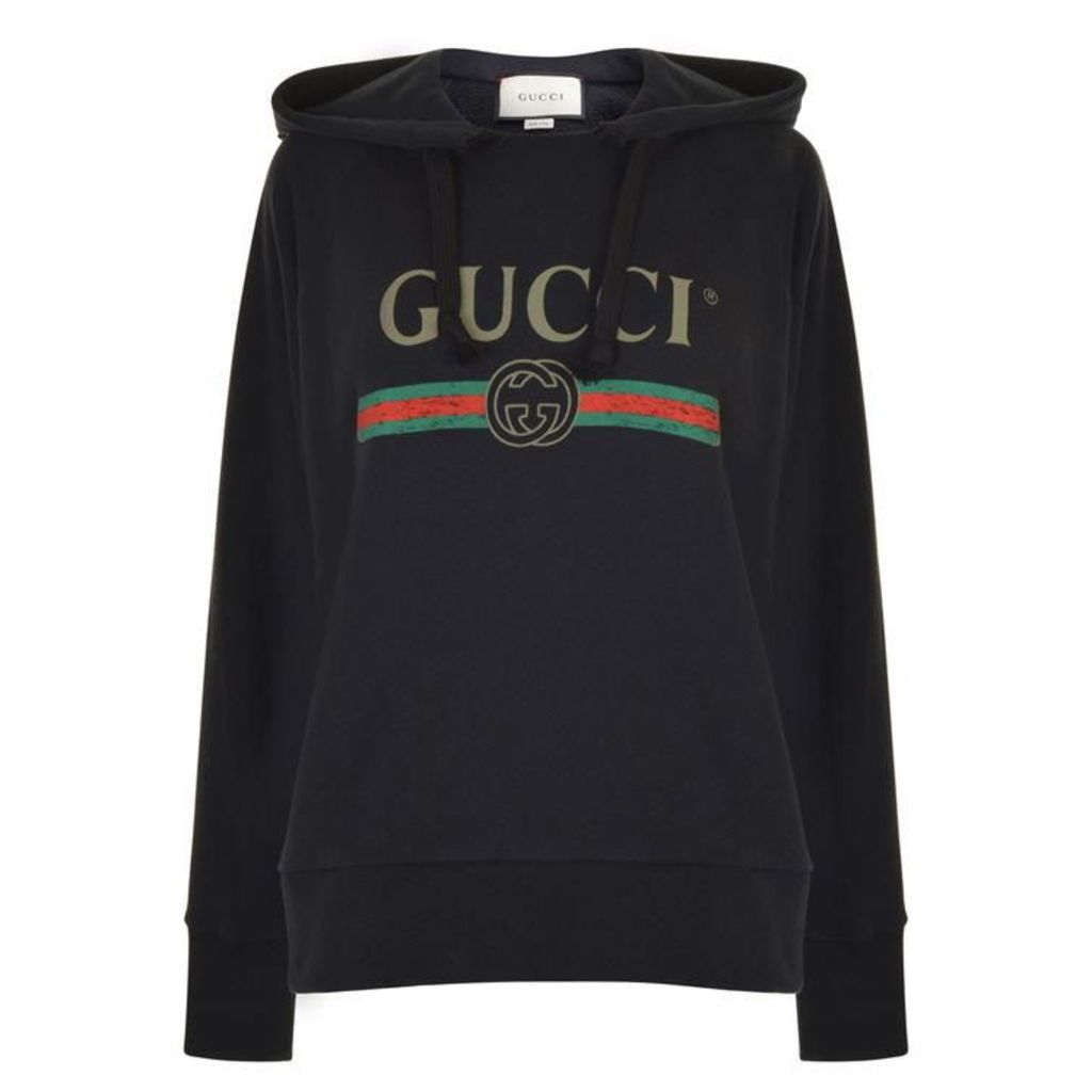 GUCCI Embroidered Hooded Sweatshirt