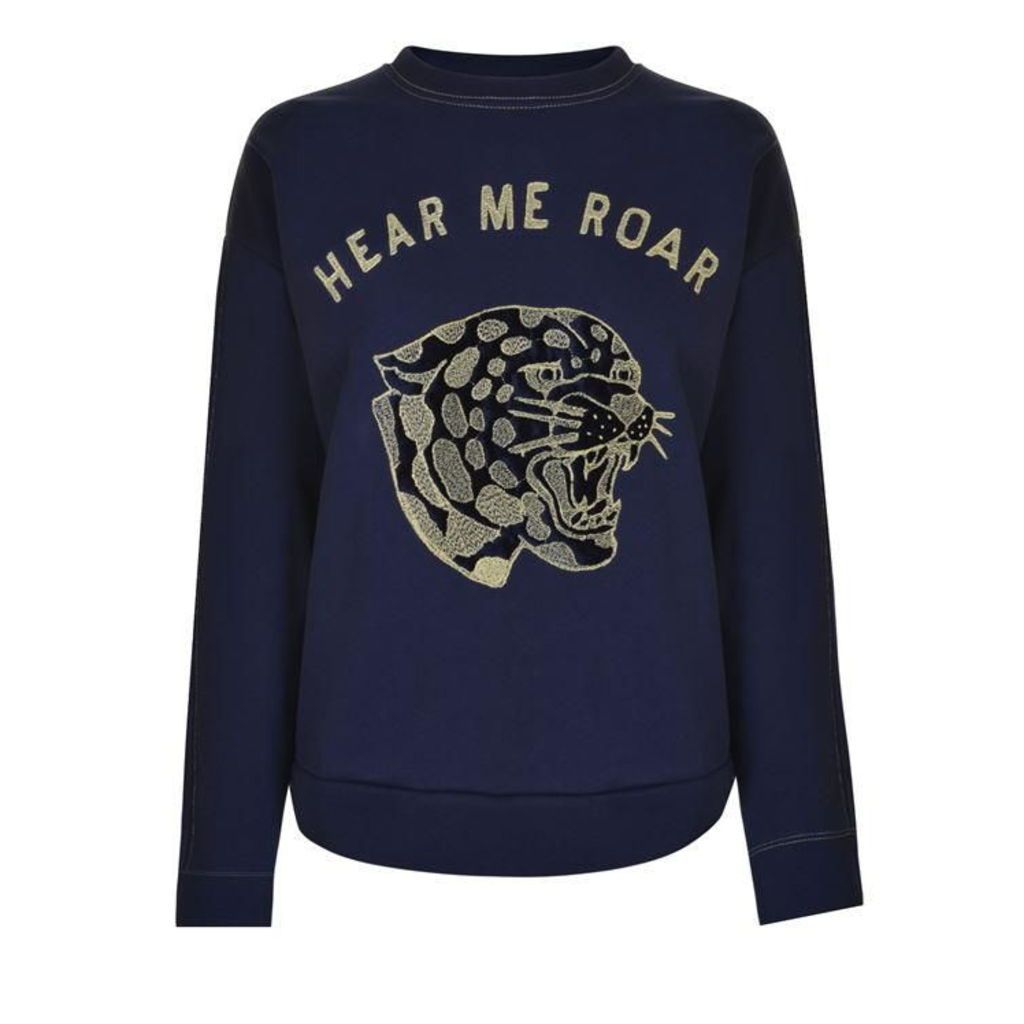 ZOE KARSSEN Hear Me Roar Sweatshirt