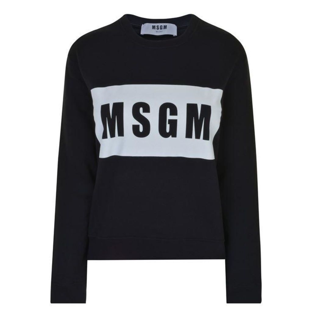 MSGM Printed Logo Sweatshirt