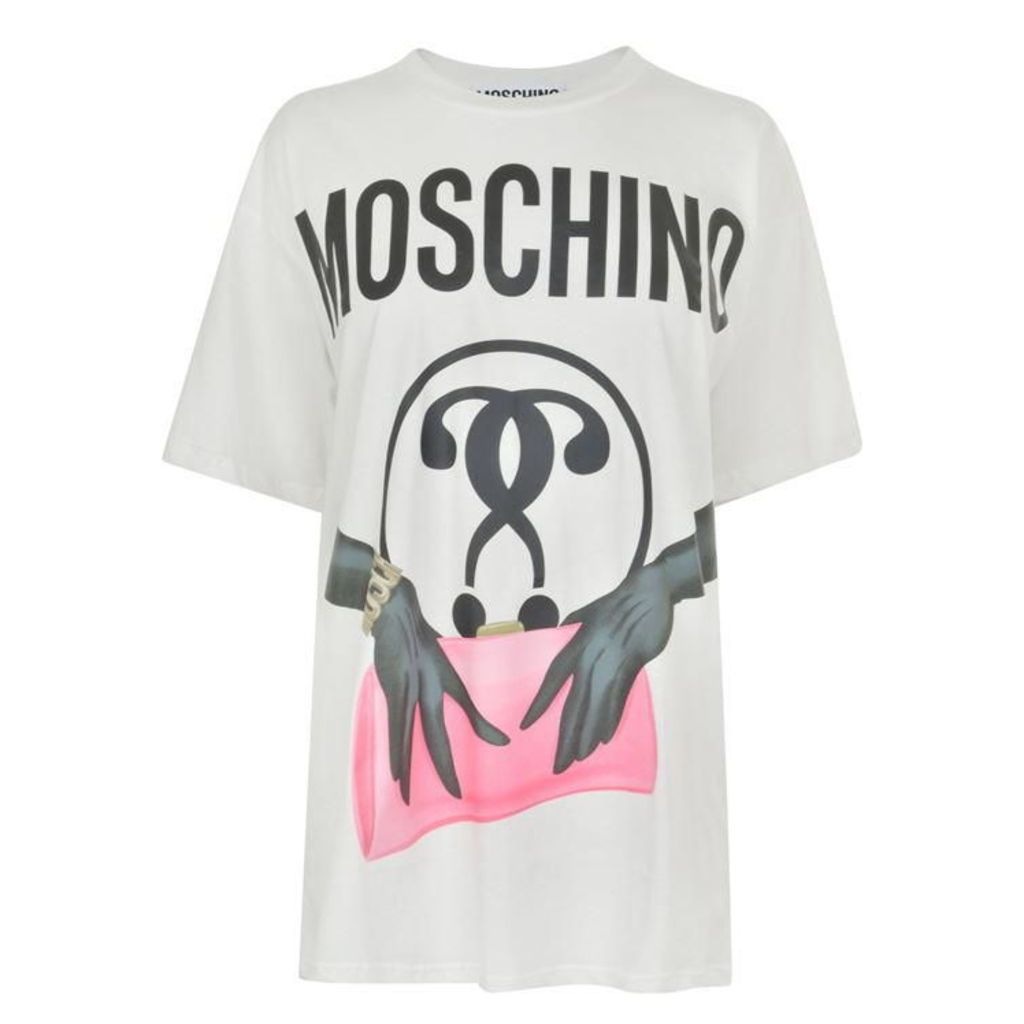 MOSCHINO Handbag Print T Shirt