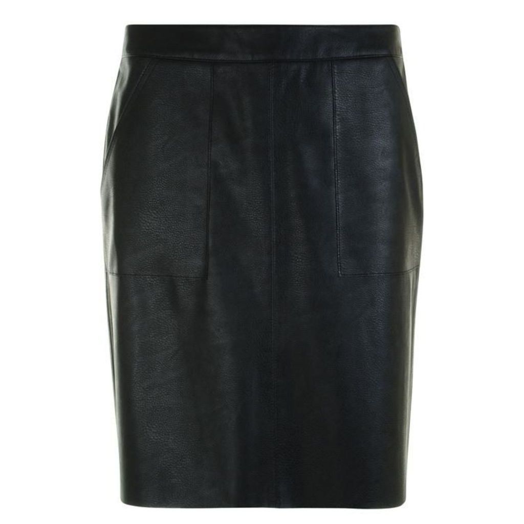 Boss Bliesy Leather Skirt