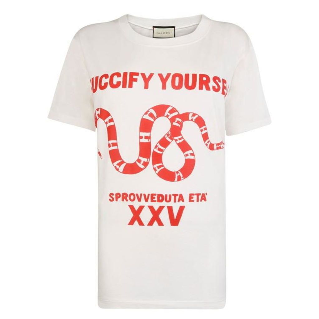 Gucci Guccify Yourself Print T Shirt
