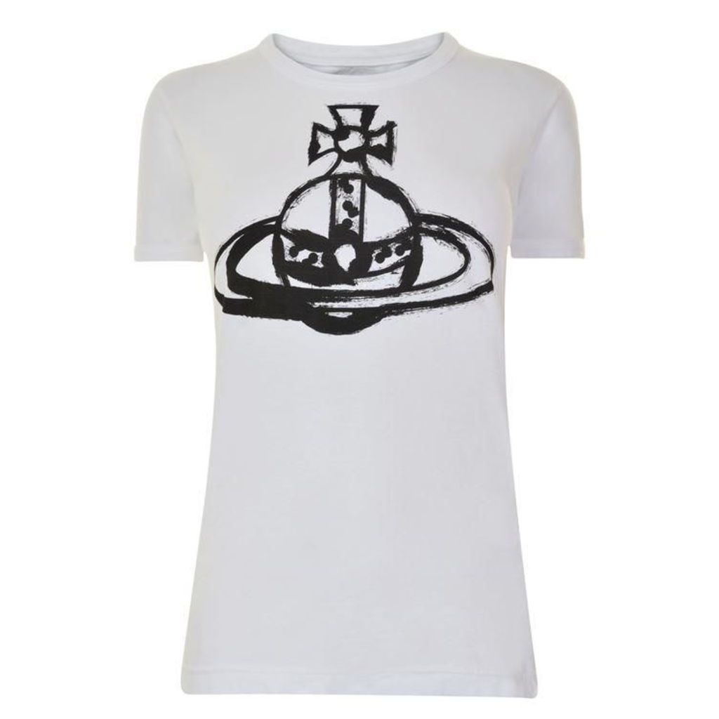 Vivienne Westwood Anglomania Brushstroke Orb T Shirt