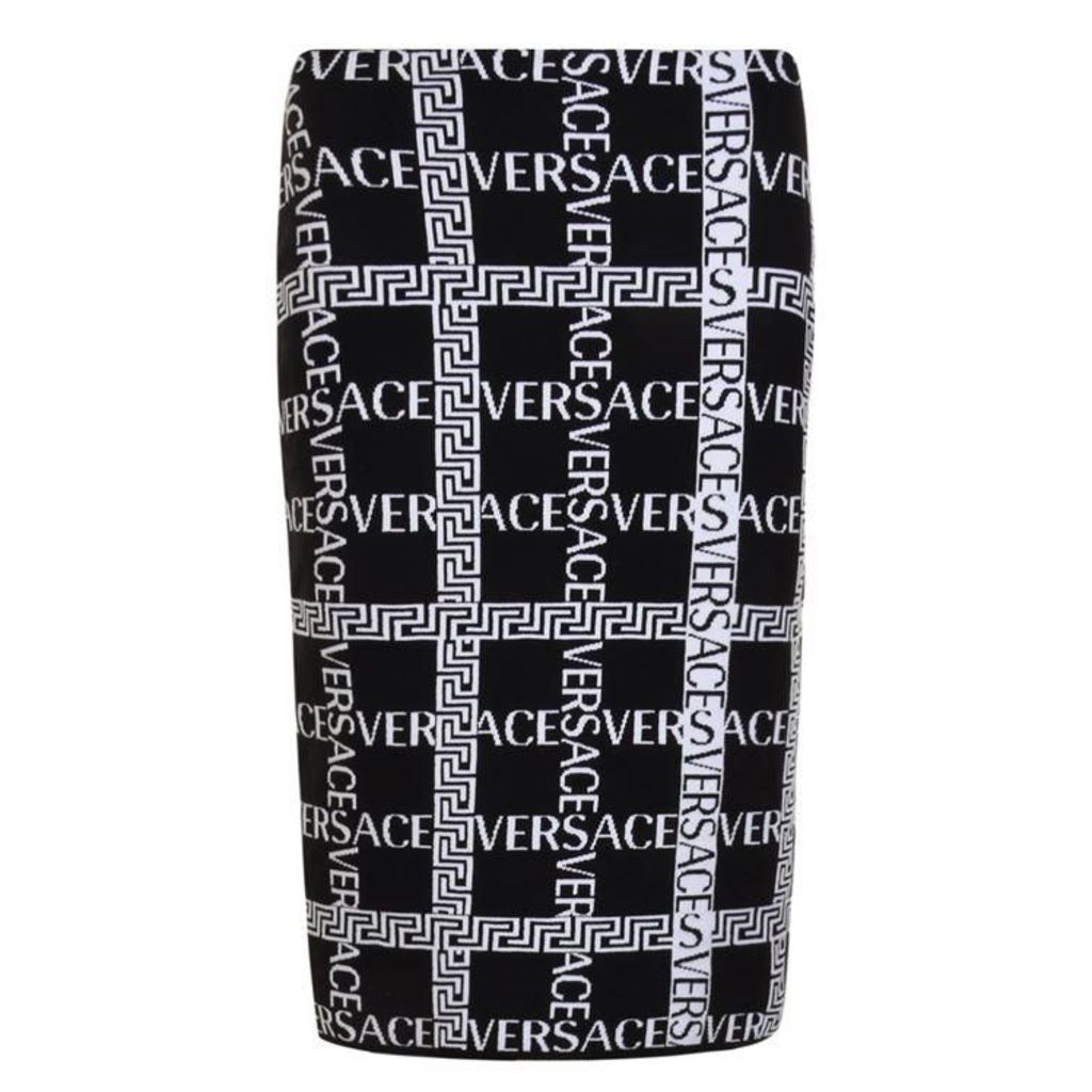 Versace Cross Logo Skirt
