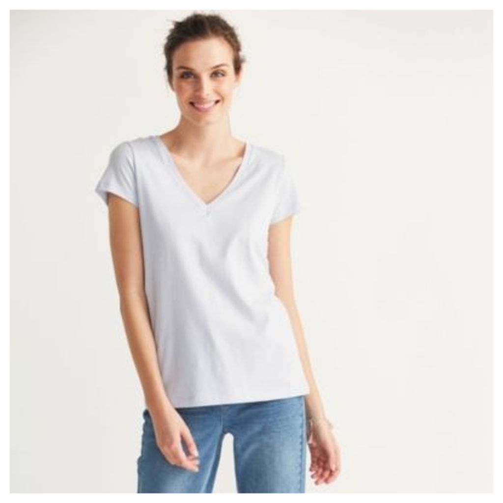 Cotton V-Neck T-shirt