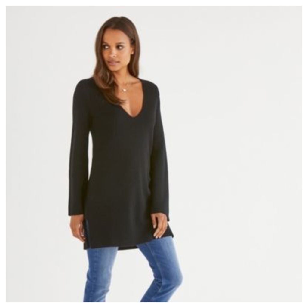 Ribbed Tunic With Cashmere