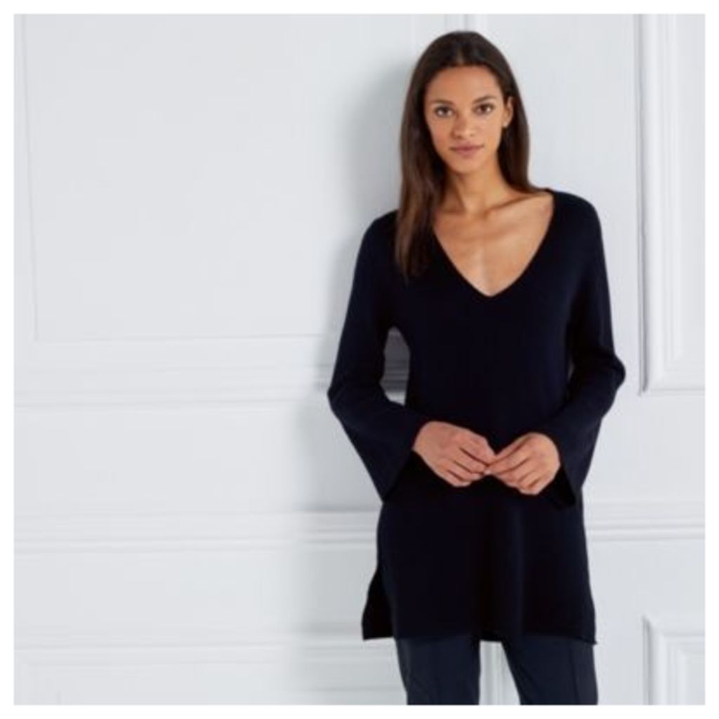 Ribbed Tunic With Cashmere