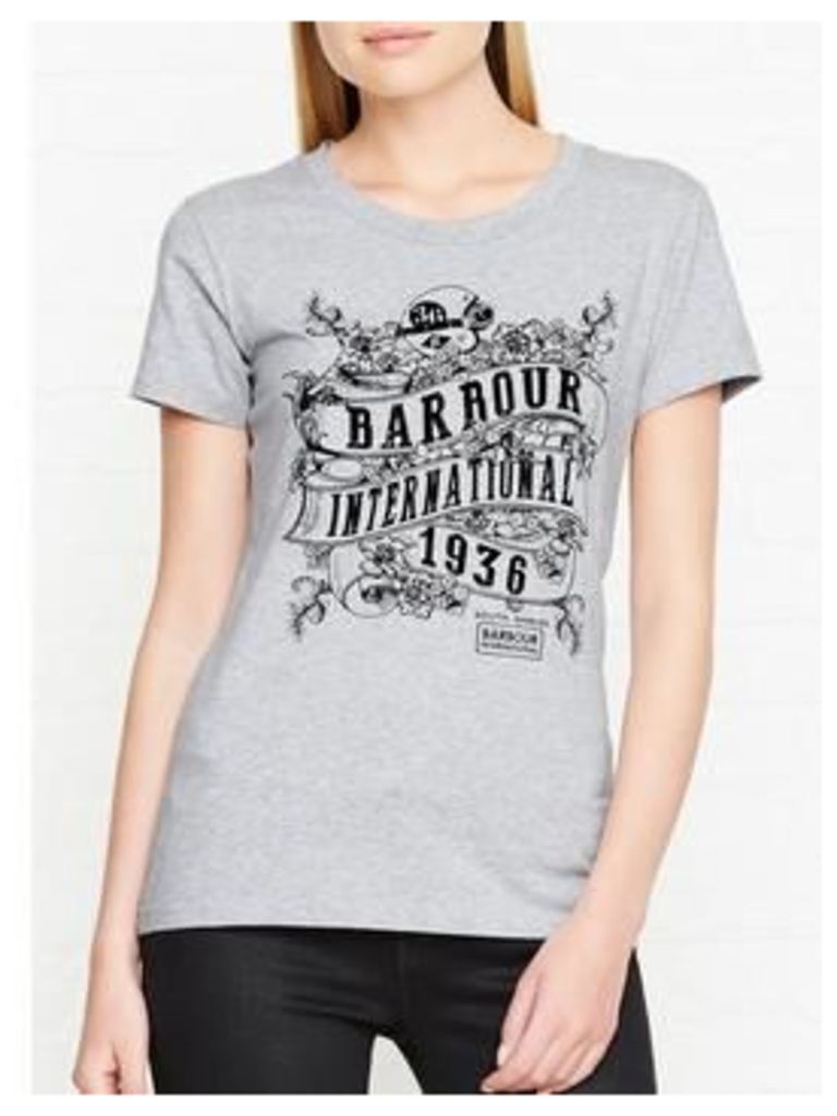 Barbour International International Riser Logo T-Shirt - Grey