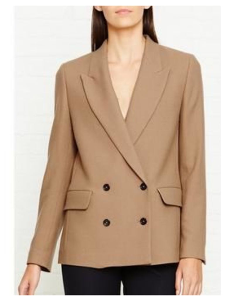 Ps By Paul Smith Double Breasted Jacket - Camel