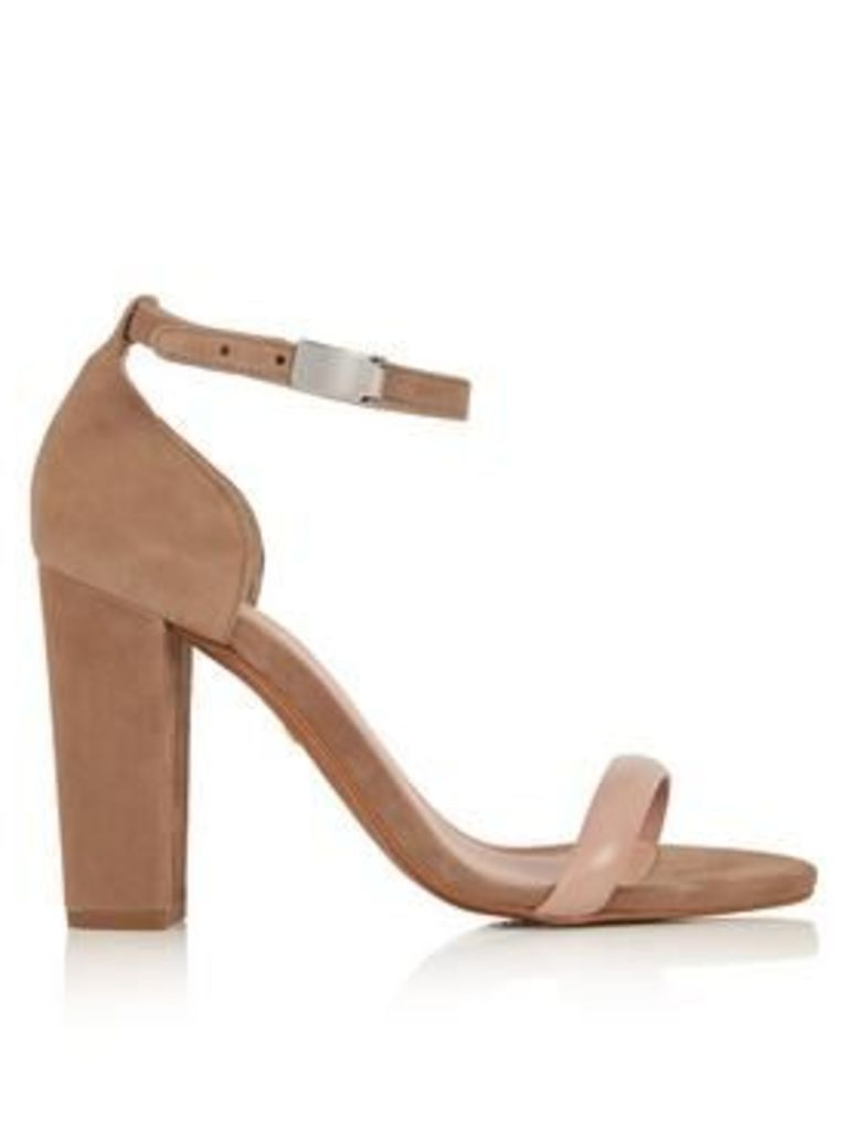 Whistles Hyde Single Sole Heeled Sandals - Nude