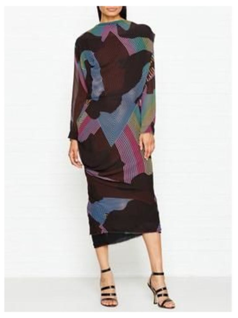 Vivienne Westwood Anglomania New Fond Silk Printed Dress - Multi